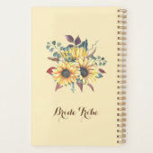 ひまわり素朴植物学ウェディングプランナー プランナー手帳 (裏面)
