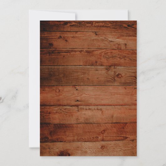 ひまわり素朴秋の結婚式招待状 招待状 (裏面)