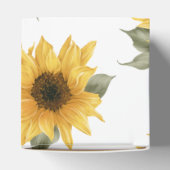 ひまわり素朴秋の結婚式 フェイバーボックス (上部)