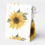 ひまわり素朴秋の結婚式 フェイバーボックス (裏面サイド)