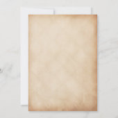 ひまわり素朴結婚式招待状 招待状 (裏面)