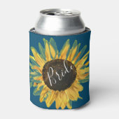 ひまわり素朴花嫁 缶クーラー (缶正面)