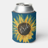 ひまわり素朴花嫁 缶クーラー (缶裏面)