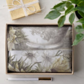 ひまわり素朴花瓶パリカントリーデクページ 薄葉紙 (ギフト)