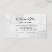 ひまわり素朴花花瓶材 名刺 (裏面)