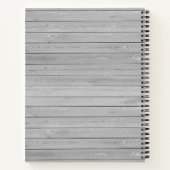 ひまわり素朴花 |家族モノグラムレシピ書 ノートブック (裏面)