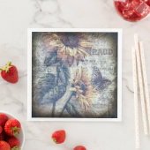 ひまわり素朴蝶の新聞デコページ (インサイチュ)