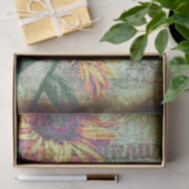 ひまわり素朴蝶エフェはっきりしたメラデクページ 薄葉紙 (ギフト)