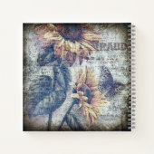 ひまわり素朴蝶エペソレシピ ノートブック (裏面)