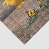 ひまわり素朴蝶バーンドボード 薄葉紙 (詳細)