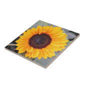 ひまわり素朴装飾瓦 タイル (側面)