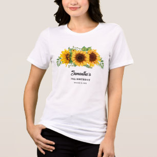 ひまわり素朴誕生日 トライブレンドＴシャツ