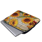 ひまわり素朴電子バッグ ラップトップスリーブ (正面下部)
