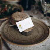 ひまわり素朴黄色フローラ結婚披露宴 プレイスカード