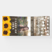 ひまわり素朴2023年卒業写真ドア 横断幕 (横)