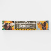 ひまわり素朴2023年卒業2写真 横断幕 (横)