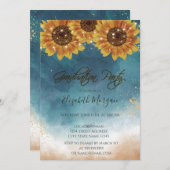 ひまわり素朴、ライトの卒業 招待状 (正面/裏面)