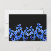 ひまわり素朴〔雄ジカの〕枝角フローラ結婚ズ セーブザデート (裏面)