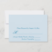 ひまわり素朴RSVP 招待状 (裏面)