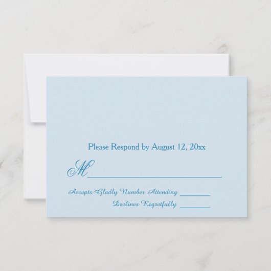 ひまわり素朴RSVP 招待状 (裏面)