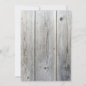 ひまわり素朴Sweet sixteen 招待状 (裏面)