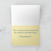 ひまわり結婚のカード カード (内部)