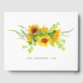 ひまわり結婚のゲストブック ゲストブック (裏面)