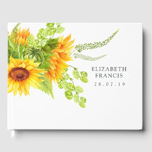 ひまわり結婚のゲストブック ゲストブック (正面)