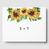 ひまわり結婚のゲストブック ゲストブック (裏面)