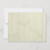 ひまわり結婚のメニュー選択SVP 出欠カード (裏面)