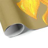 ひまわり結婚の包み紙 ラッピングペーパー (ロールコーナー)