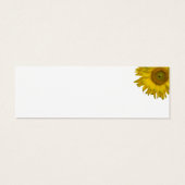 ひまわり結婚の感謝メッセージカード (裏面)