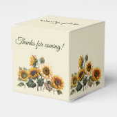 ひまわり結婚の森の緑素朴 フェイバーボックス (正面サイド)