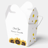 ひまわり結婚の礼拝箱 フェイバーボックス (オープン)