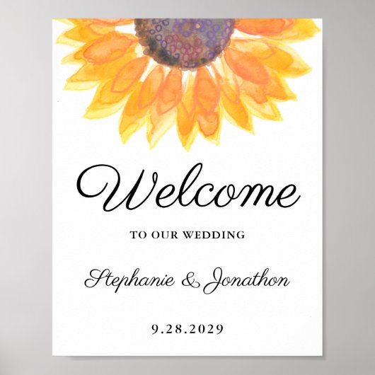 ひまわり結婚の ポスター (正面)
