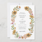 ひまわり結婚の 招待状 (正面)