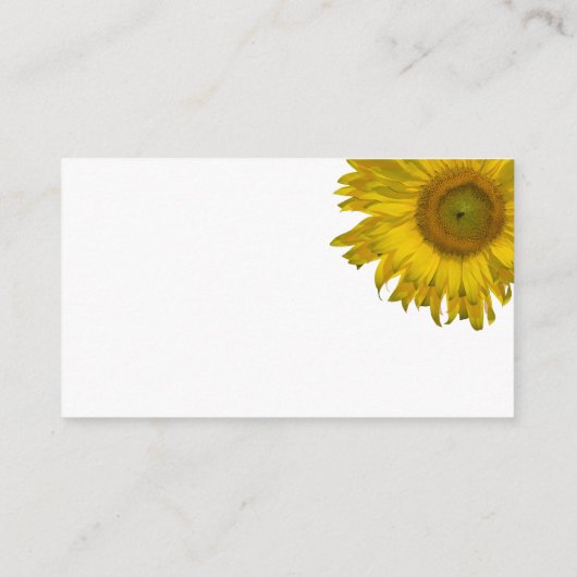 ひまわり結婚のWebサイトプロファイルカード エンクロージャーカード (裏面)