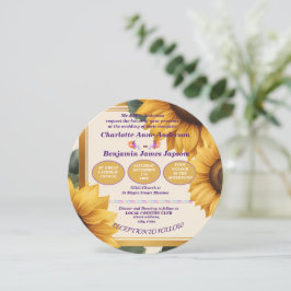 ひまわり結婚フローラ 招待状