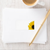 ひまわり結婚又は総空白の住所 シール (インサイチュ)