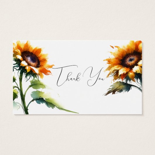 ひまわり結婚式の引き出物ラベル (裏面)