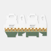 ひまわり結婚式の引き出物箱 フェイバーボックス (折り畳みなし)