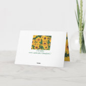 ひまわり結婚提案カード カード (裏面)