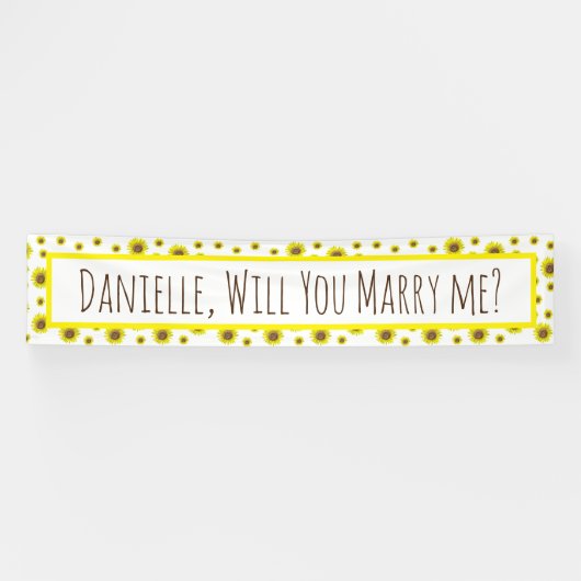 ひまわり結婚提案禁止 横断幕 (横)