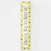 ひまわり結婚提案禁止 横断幕 (縦)