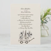 ひまわり結婚車 招待状 (スタンド正面)