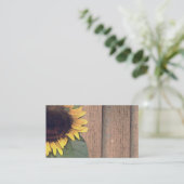 ひまわり絵を描花,'s,植物,霊気,名刺 名刺 (スタンド正面)