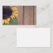 ひまわり絵を描花,'s,植物,霊気,名刺 名刺 (正面/裏面)