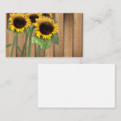 ひまわり絵を描花，'s，植物，霊気，名刺 名刺 (正面/裏面)