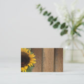ひまわり絵を描花,'s,植物,霊気,名刺 名刺 (スタンド正面)