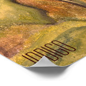 ひまわり絵画のカナダ風景美術プリント ポスター (角)